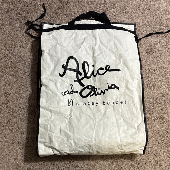 Alice + Olivia White and Black Pea Coat - Picture 7 of 7